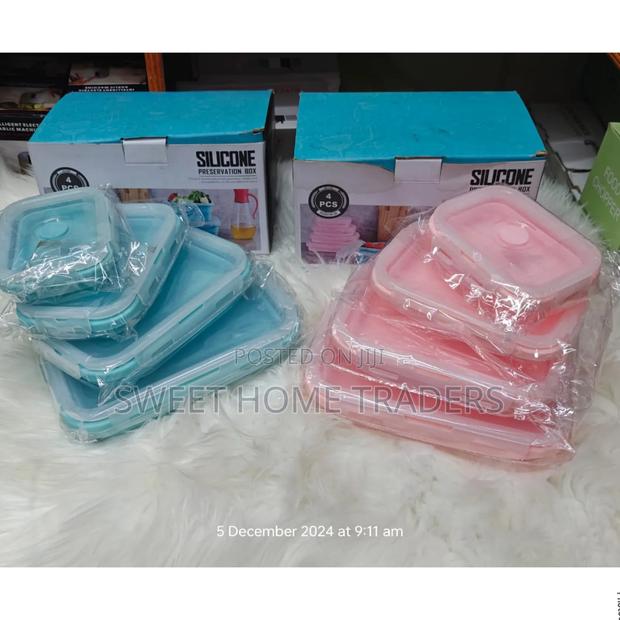 Collapsible Silicone Food Container - main view