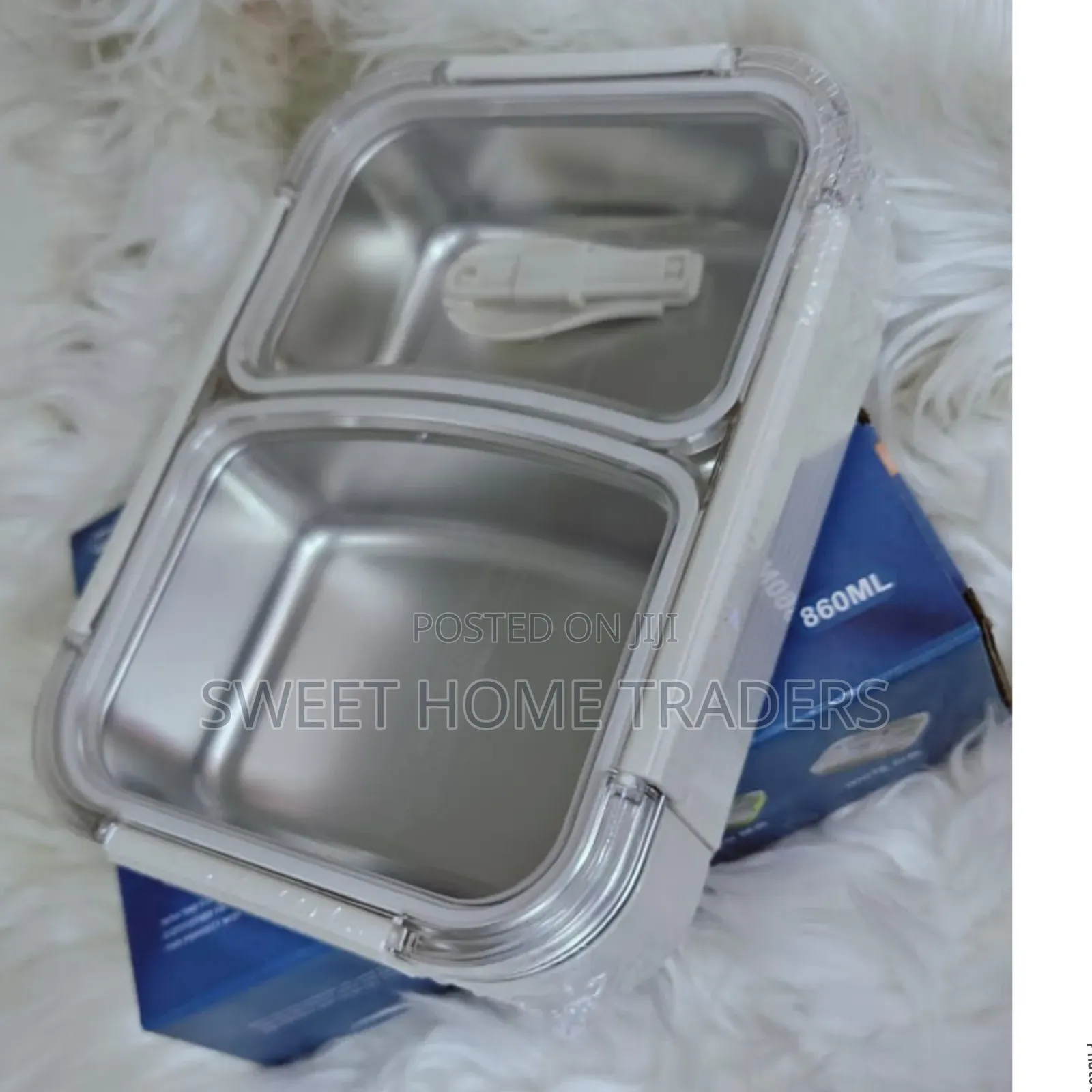 2 Grid Foodflask Stainless Steel