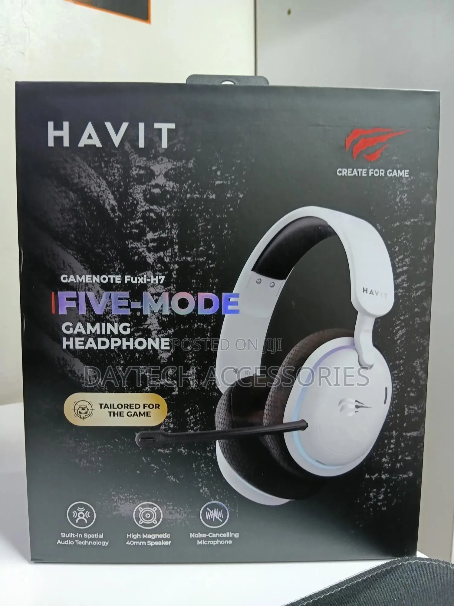Havit Fuxi-H7 Wireless Bluetooth RGB 40mm Drivers Gaming Headset