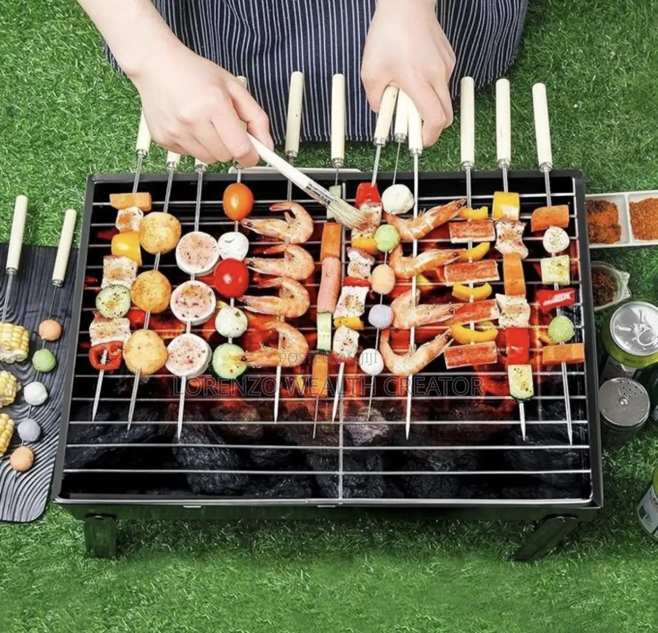 Portable Outdoor Barbecue Grill
