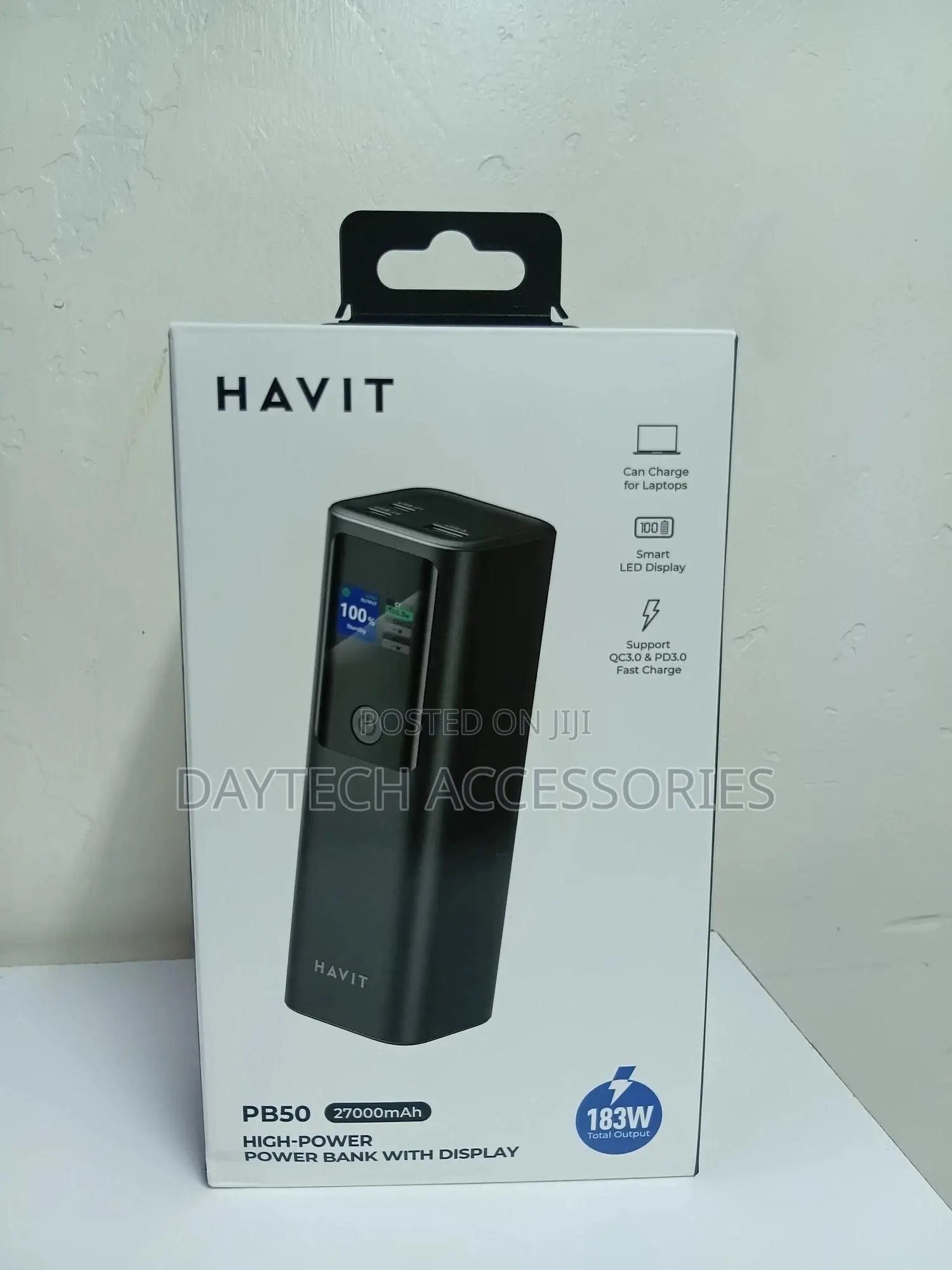 Havit Pb50 183w 27000mah Laptop and Phone Charging Power Bank