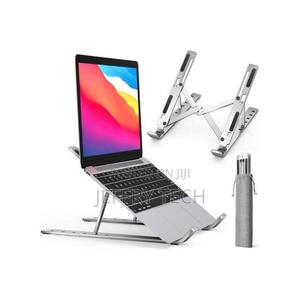 Folding Metal Laptop/Tablet Stand - Silver - thumbnail 2