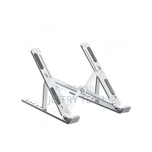 Folding Metal Laptop/Tablet Stand - Silver