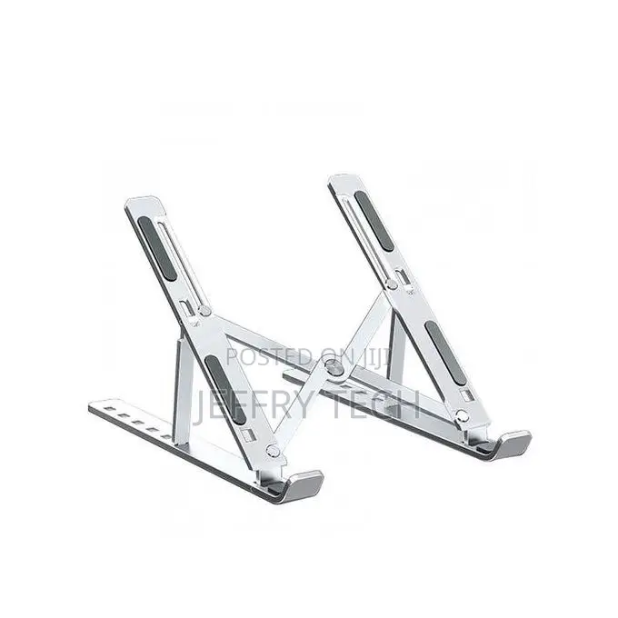 Folding Metal Laptop/Tablet Stand - Silver