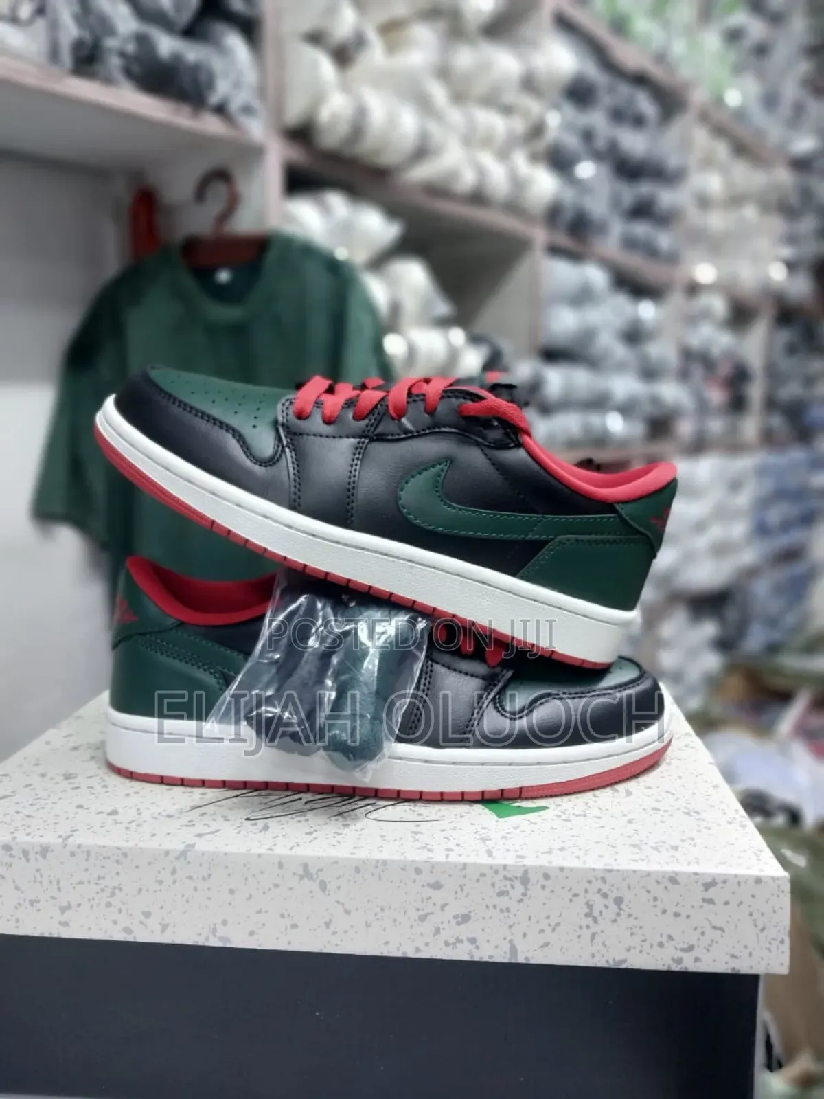 Air Jordan 1 Low Og 'Black and Gorge Green',
