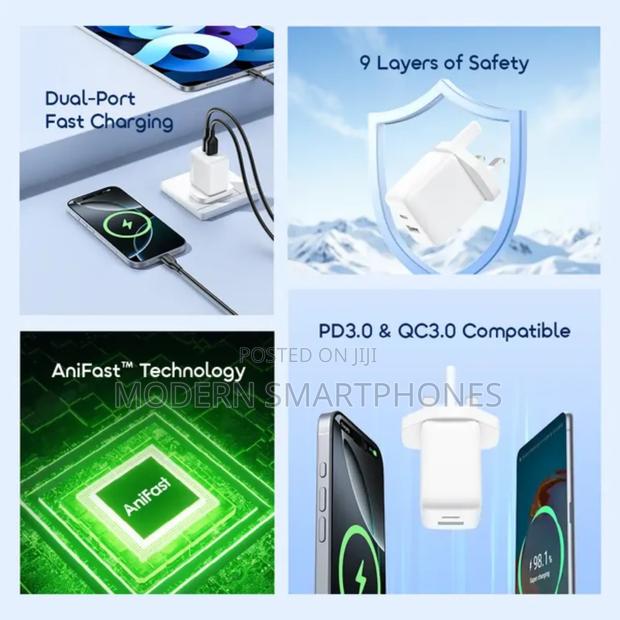 Oraimo Powercube 201 Uk Type Plug 20w Charger Kit - thumbnail 3