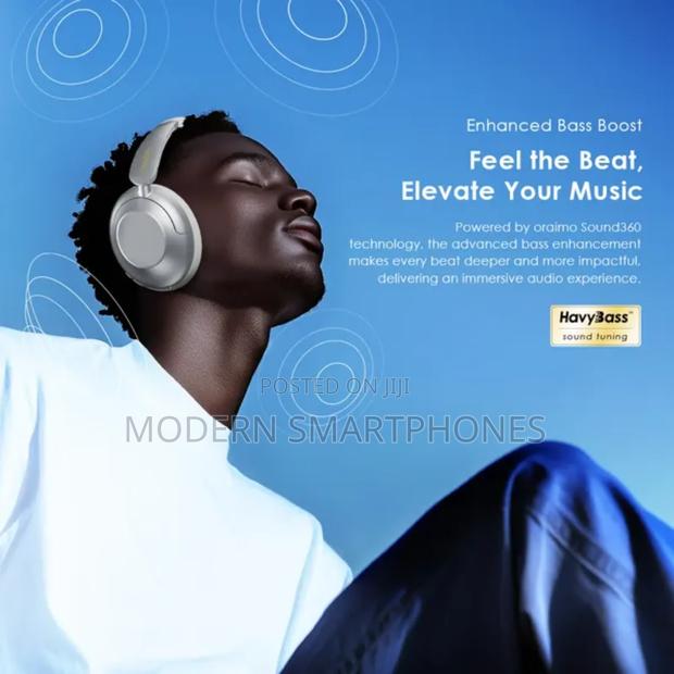 Oraimo Boompop Pro Anc Over-ear Headphones - thumbnail 2