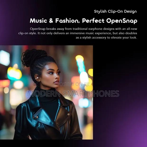 Oraimo Opensnap Clip-on True Wireless Earphones - thumbnail 3