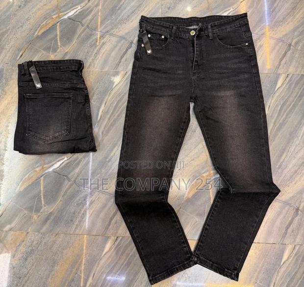 Casual Plain Men Straight Washed Men Denim Jeans Trouser - thumbnail 4