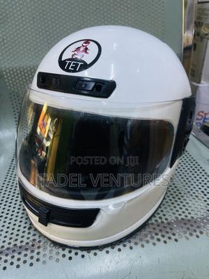 Motorcycle Helmet White - main view