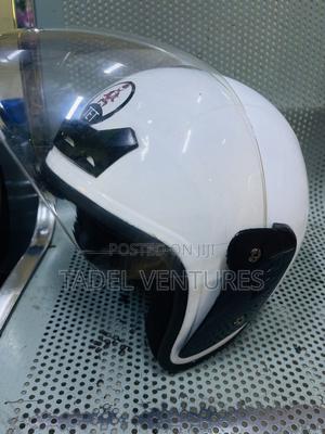Motorcycle Helmet White Half - thumbnail 2