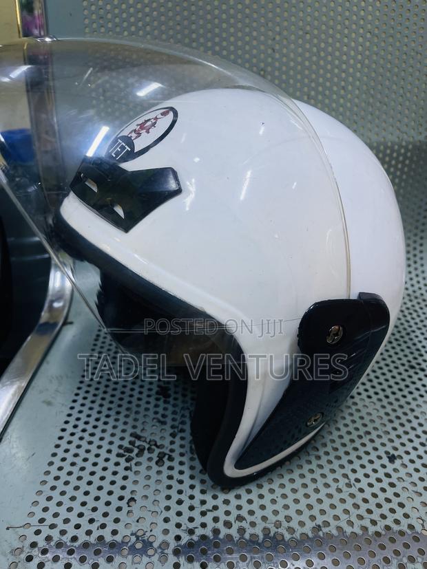 Motorcycle Helmet White Half - main view