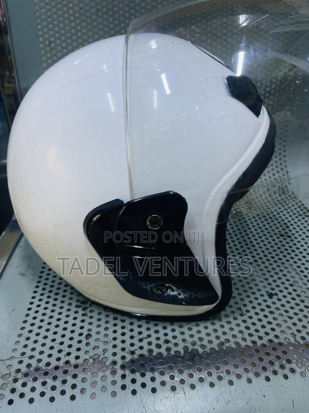 Motorcycle Helmet White Half - thumbnail 5