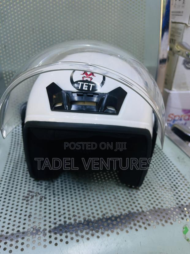 Motorcycle Helmet White Half - thumbnail 4