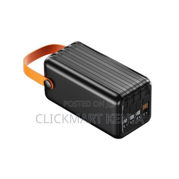 50000 Mah Fast Charging Powerbank With Inbuilt Cables Flashlight - thumbnail 6
