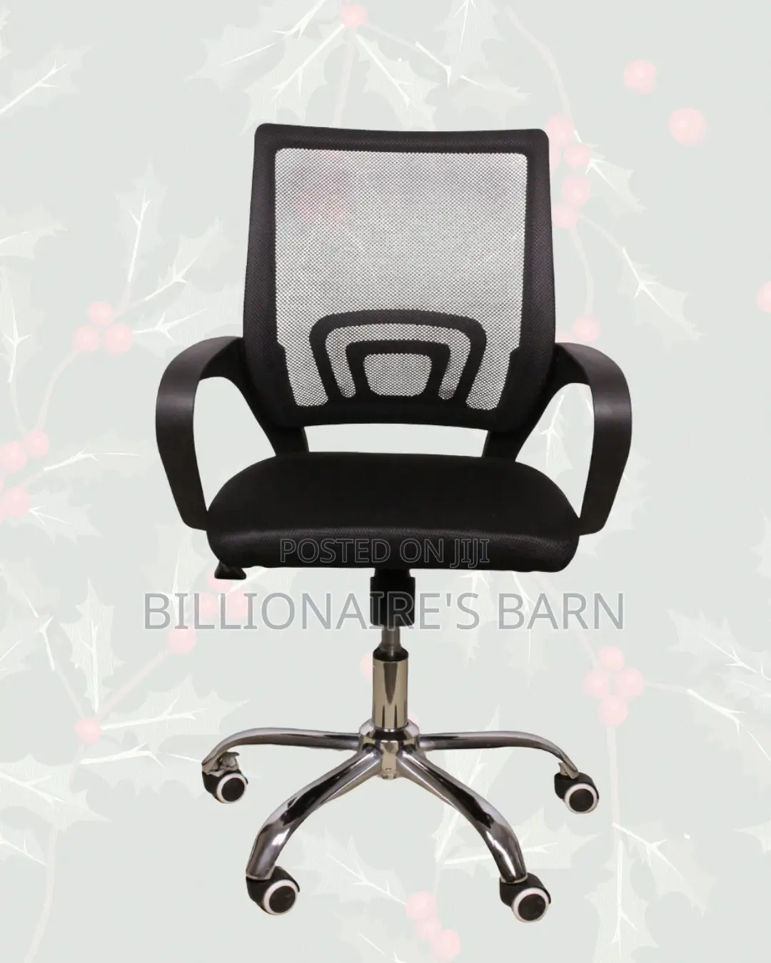 Black Compact Ergonomic Chair | Easy Adjustability