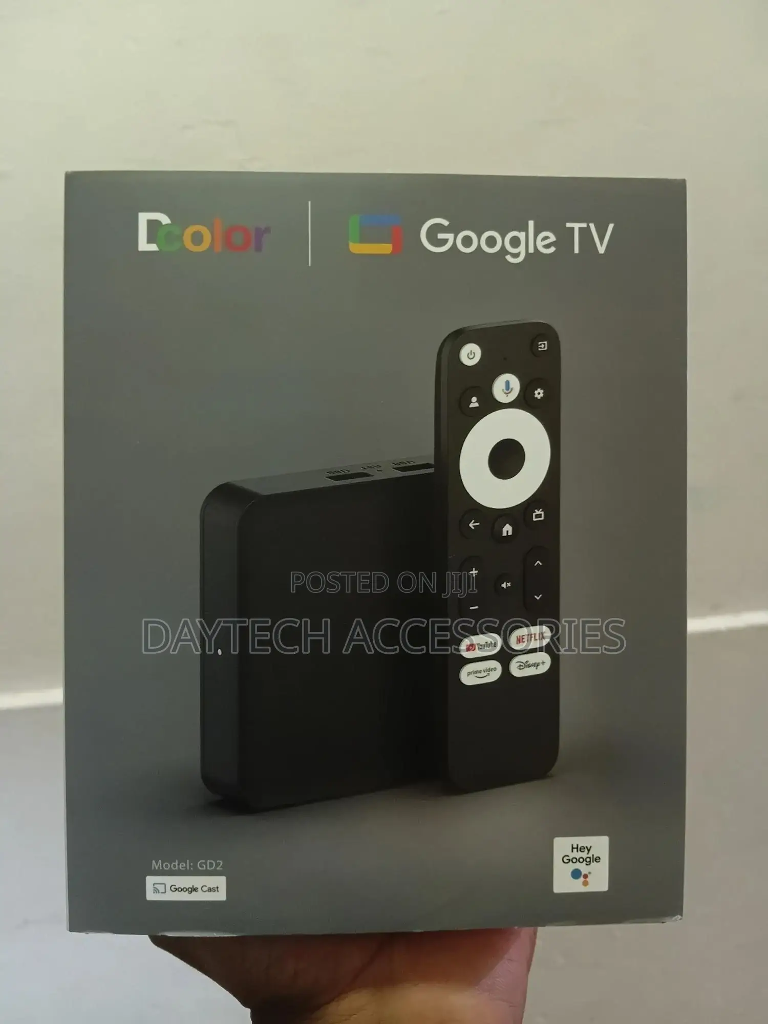 Dcolor Gd2 Google Certified GTV Tv Box Android 12 - Black