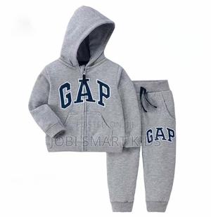 Grey Gap Kids Tracksuit | Unisex | 100% Cotton | Sizes 12‐18m–3t