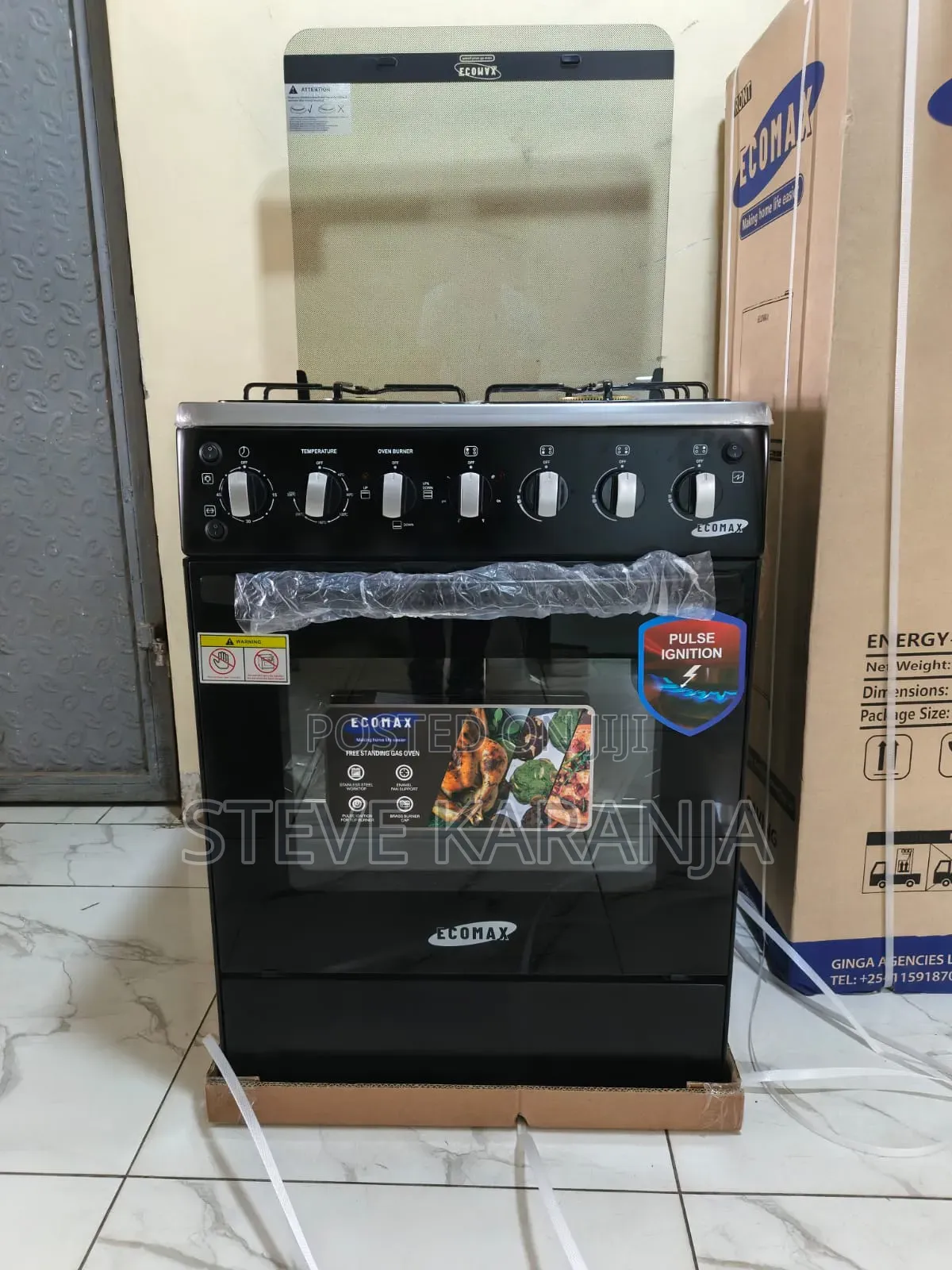Standing Cooker, 50*55 Ecomax With Electric Oven