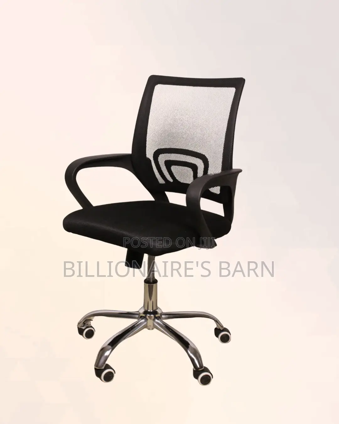 Black Compact Ergonomic Chair | Quiet Movement- Won’T Annoy Your Team