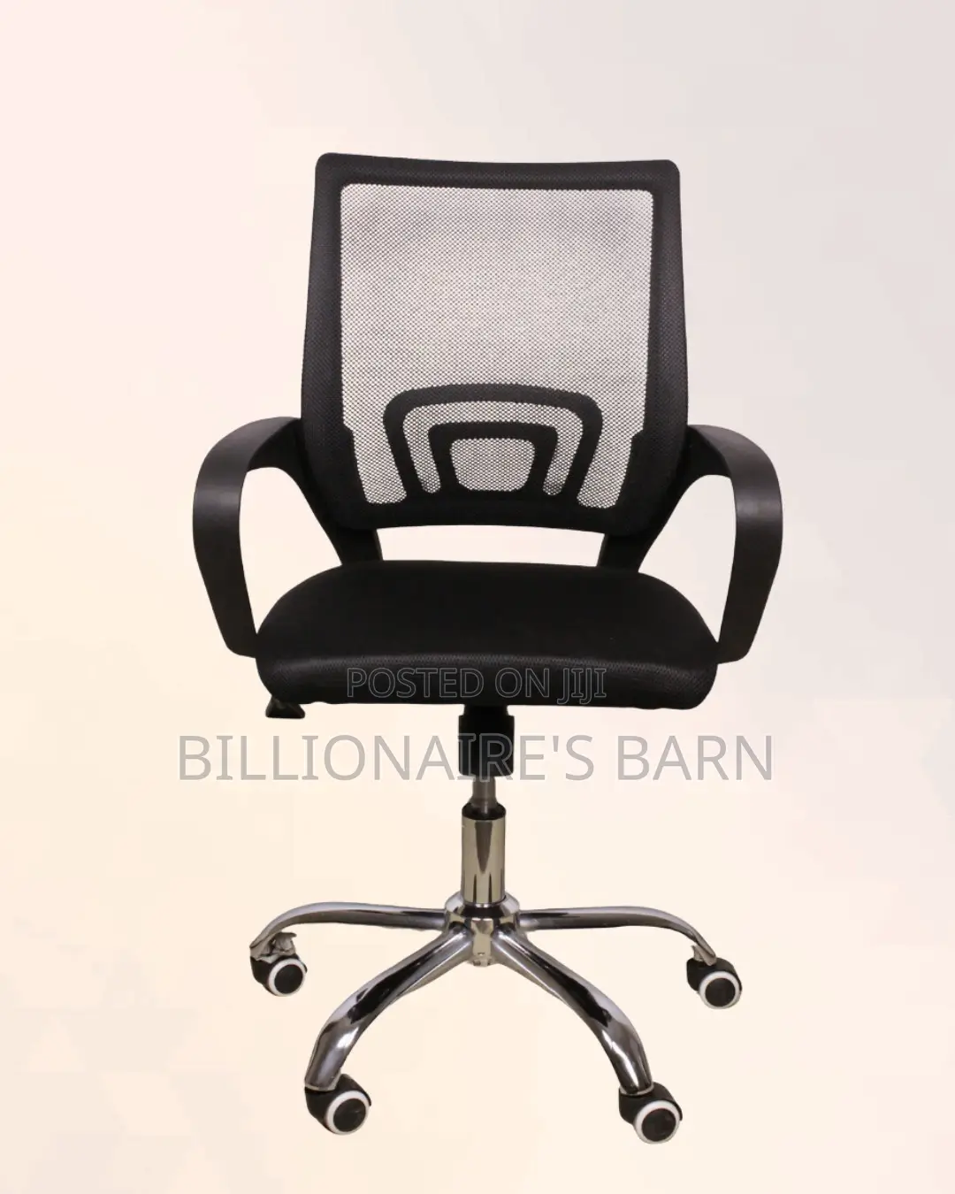 Black Compact Ergonomic Chair | Quiet Movement- Won’T Annoy Your Team