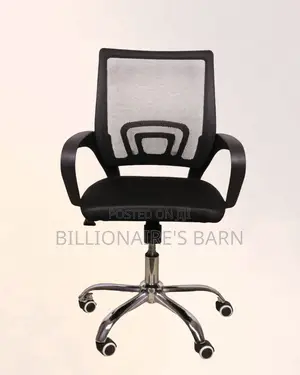 Black Compact Ergonomic Chair | Quiet Movement- Won’T Annoy Your Team