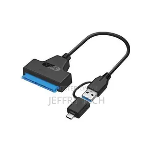 2-in-1 Usb 3.0 Type-C to Sata Iii Adapter for 2.5 Inch SSD HDD Hard