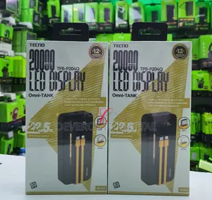 Tecno TPB-P204q *20000mah 22.5w* Omni Tank Power Banks