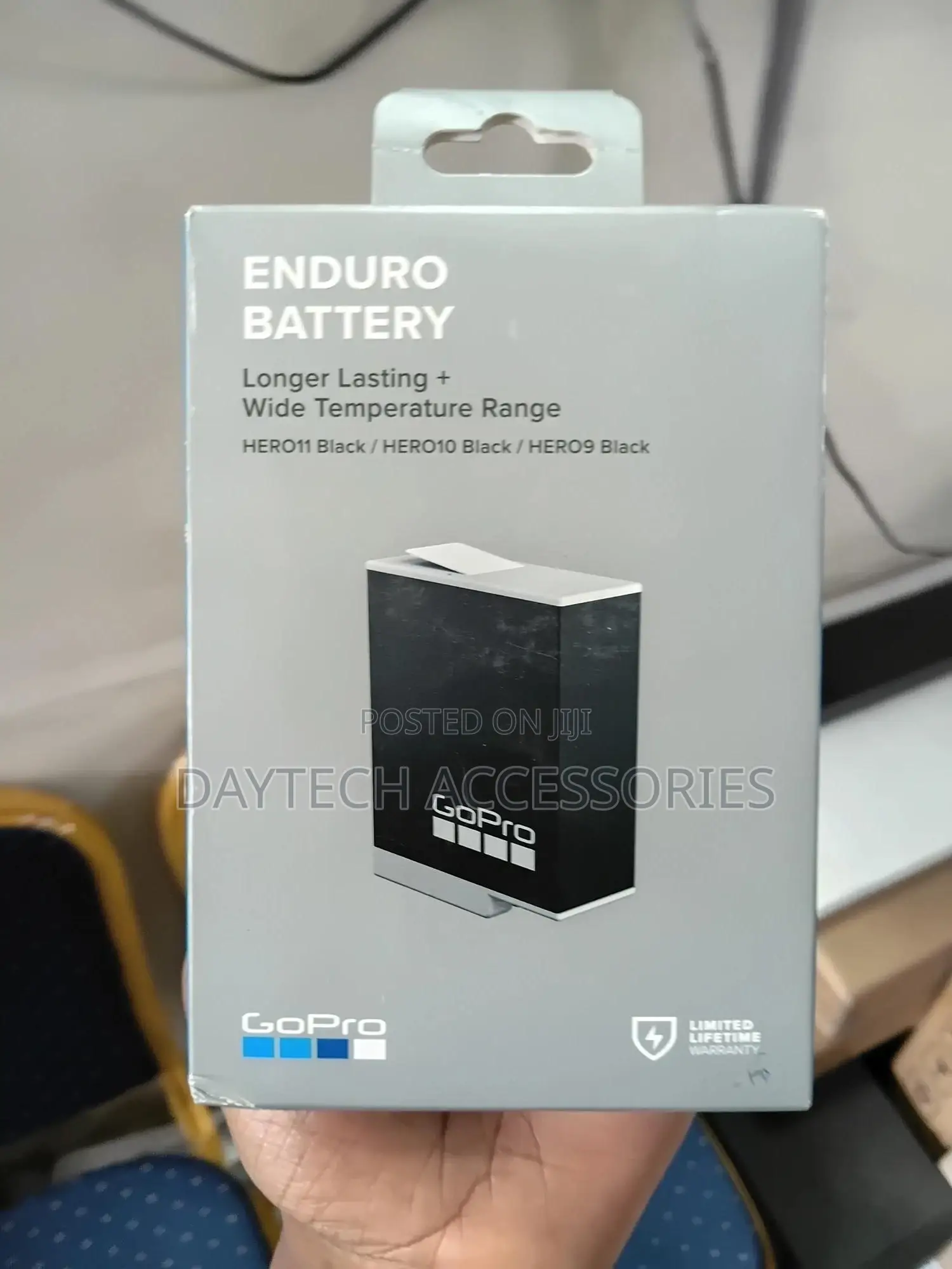 This Is a Gopro Enduro Rechargeable Li-Ion Battery for Hero9 - Black