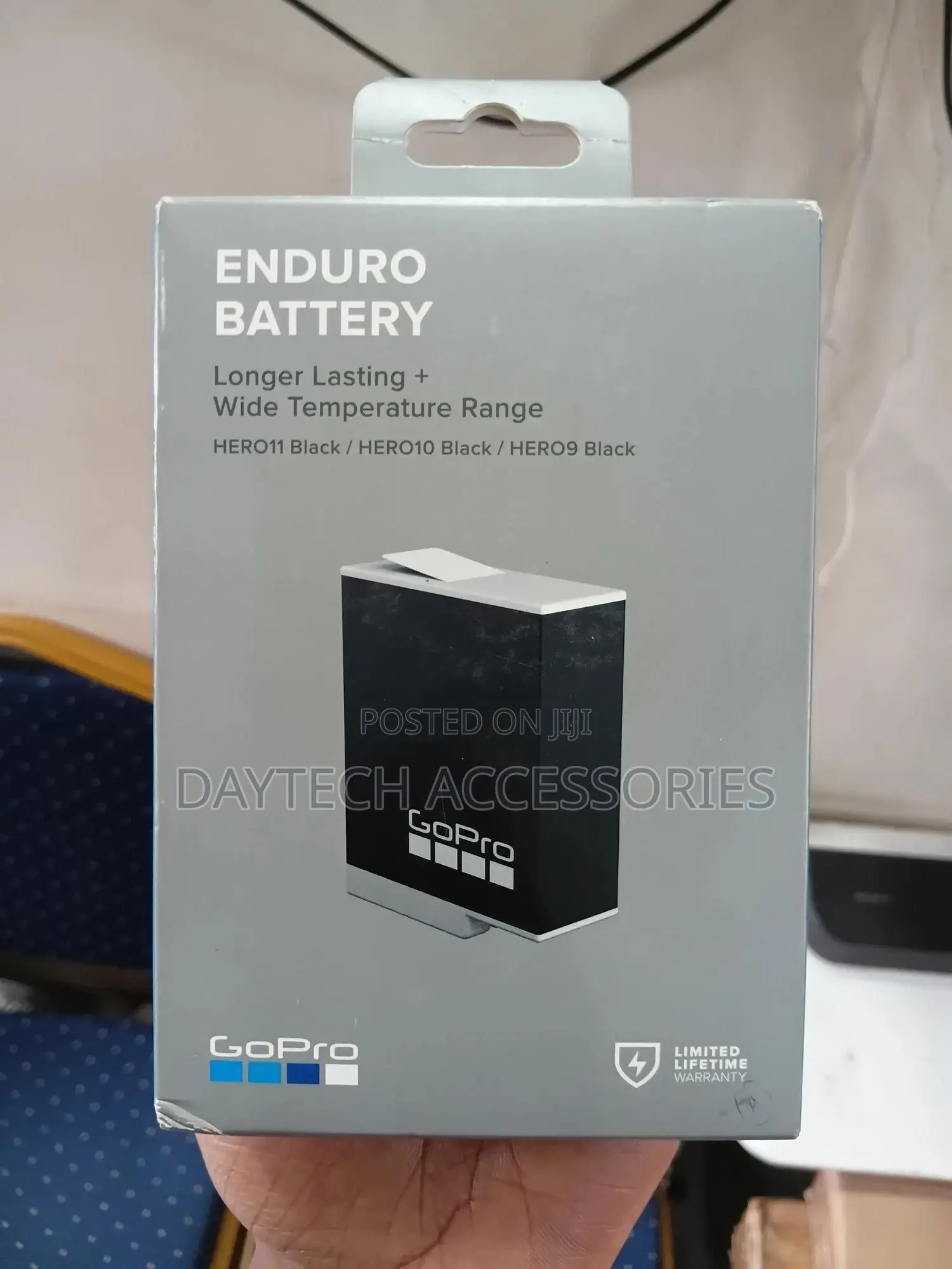 This Is a Gopro Enduro Rechargeable Li-Ion Battery for Hero9 - Black