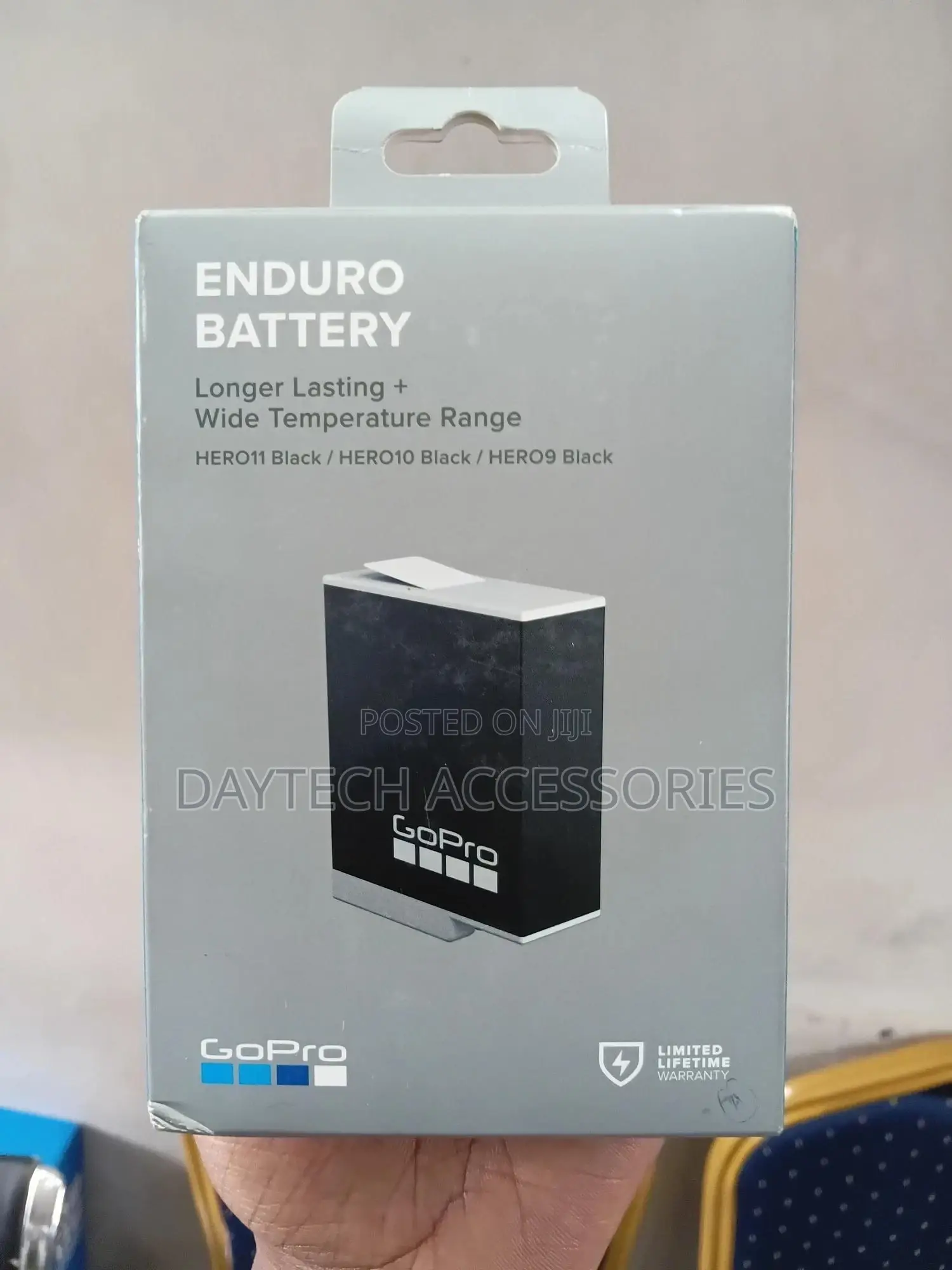 This Is a Gopro Enduro Rechargeable Li-Ion Battery for Hero9 - Black