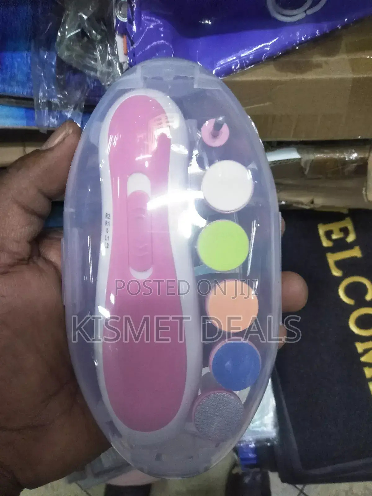 6 Grinder Aa Battery Powered Baby to Adult Nail Trimmer