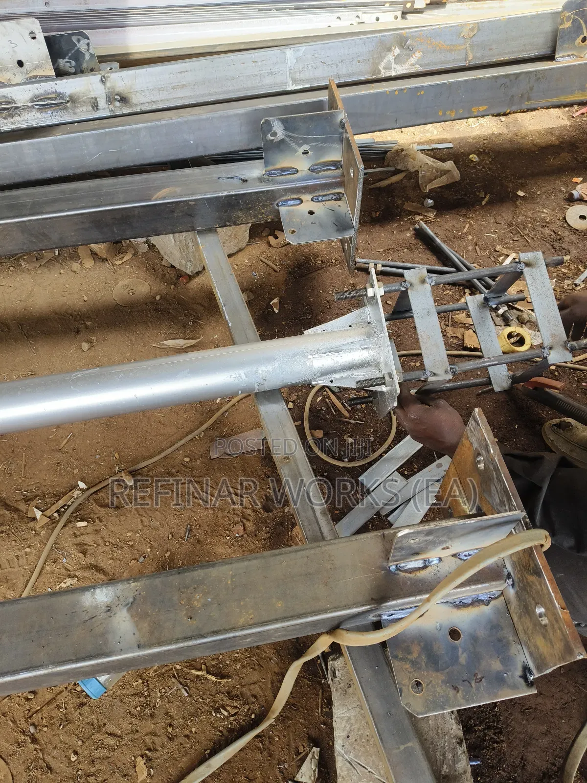 Street Light Poles Fabrication – 3mm to 5mm Steel | Custom Designs