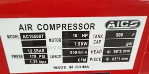 Aico Japan 500l 3 Piston Head Compressor Three Phase 10hp