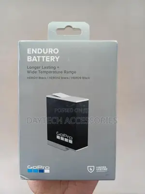 Gopro Enduro Rechargeable Li-Ion Battery for Hero11/10/9 Black