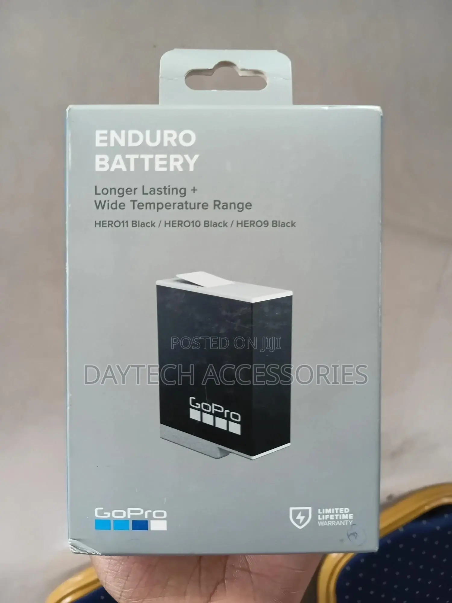 Gopro Enduro Rechargeable Li-Ion Battery for Hero11/10/9 Black