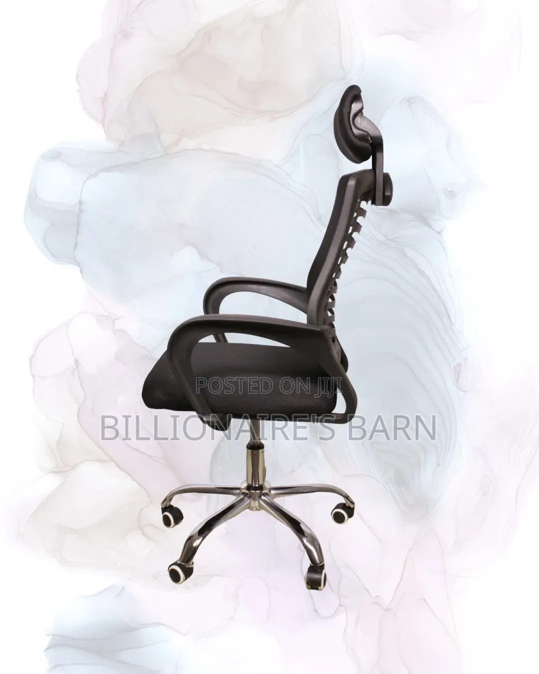 Black Secretarial Mesh Chair | Breathable Support for Long Desk Hours