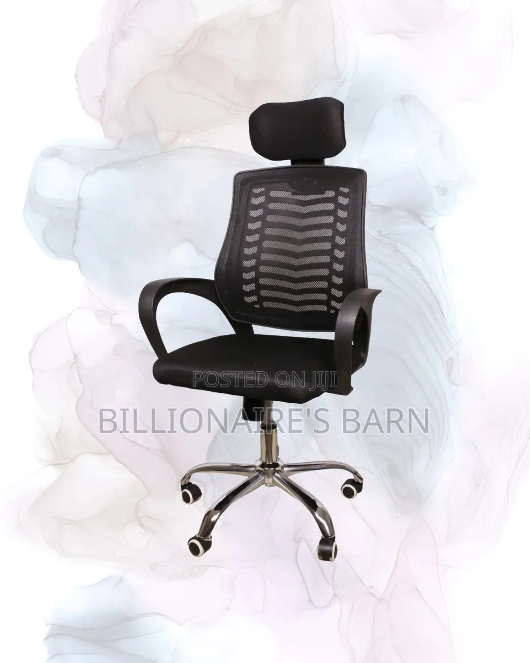 Black Secretarial Mesh Chair | Breathable Support for Long Desk Hours