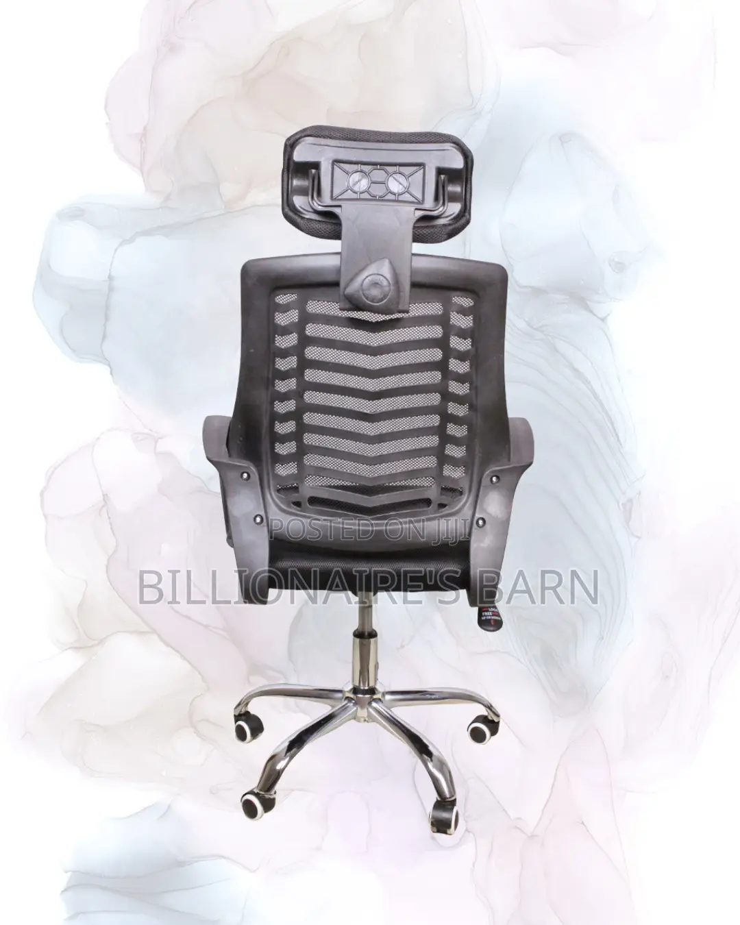 Black Secretarial Mesh Chair | Breathable Support for Long Desk Hours