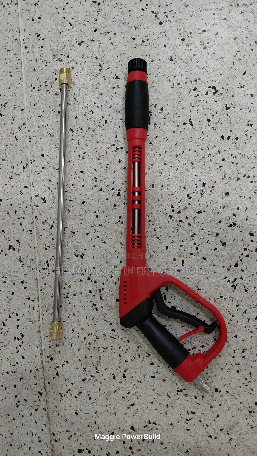 Heavyduty Red/Black Carwash Gun