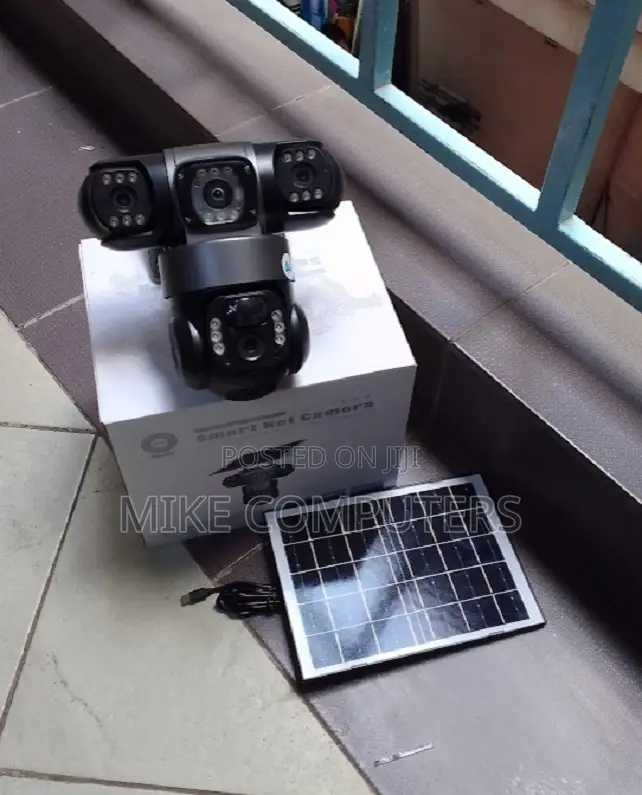 Triple Lens 4g Solar PTZ Camera 4g Sim Card Connectivity