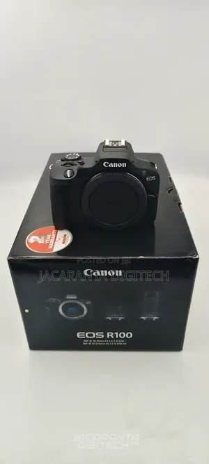 Canon Eos R100 Mirrorless Camera With 18-45mm And 55-210mm Lenses Kit
