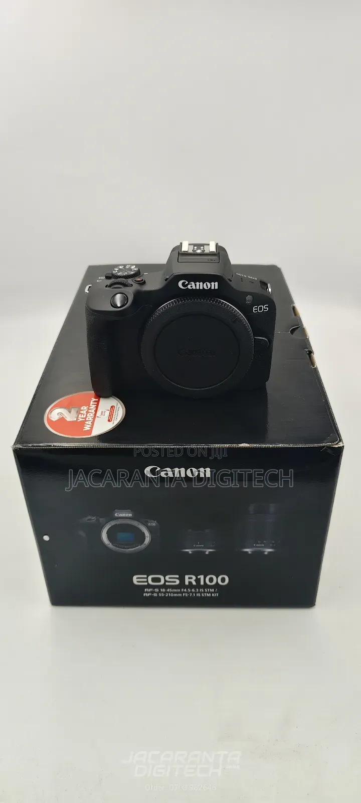 Canon Eos R100 Mirrorless Camera With 18-45mm And 55-210mm Lenses Kit