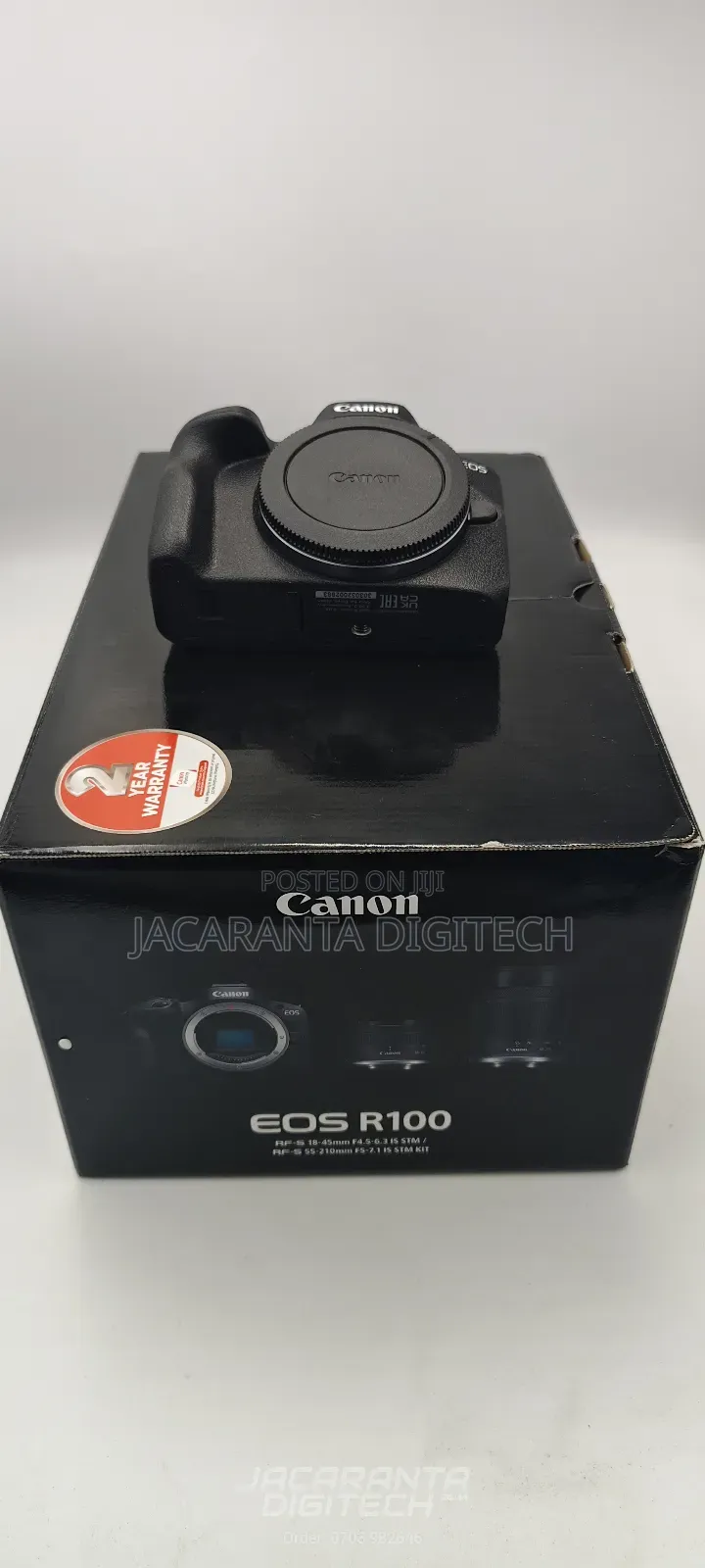 Canon Eos R100 Mirrorless Camera With 18-45mm And 55-210mm Lenses Kit