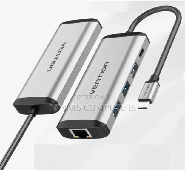 Vention Usb C Multi-Function 4 in 1 Docking Station, Usb-C to Hdmi/
