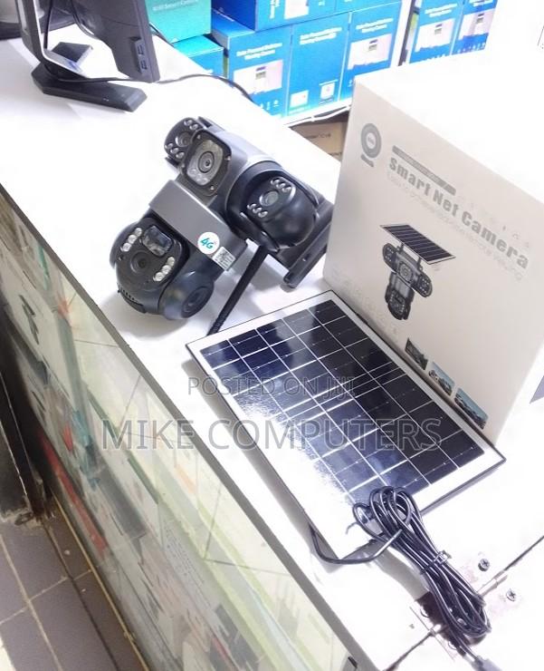 V380 Triple Lens 4g Simcard Solar PTZ Camera