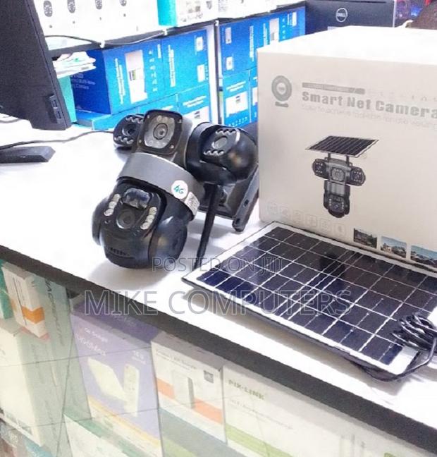 4g/Wifi Triple Lens Solar CCTV Camera - main view
