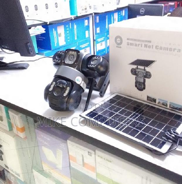 4g Triple Len Solar PTZ Camera Full Hd 1080p Recording Capability