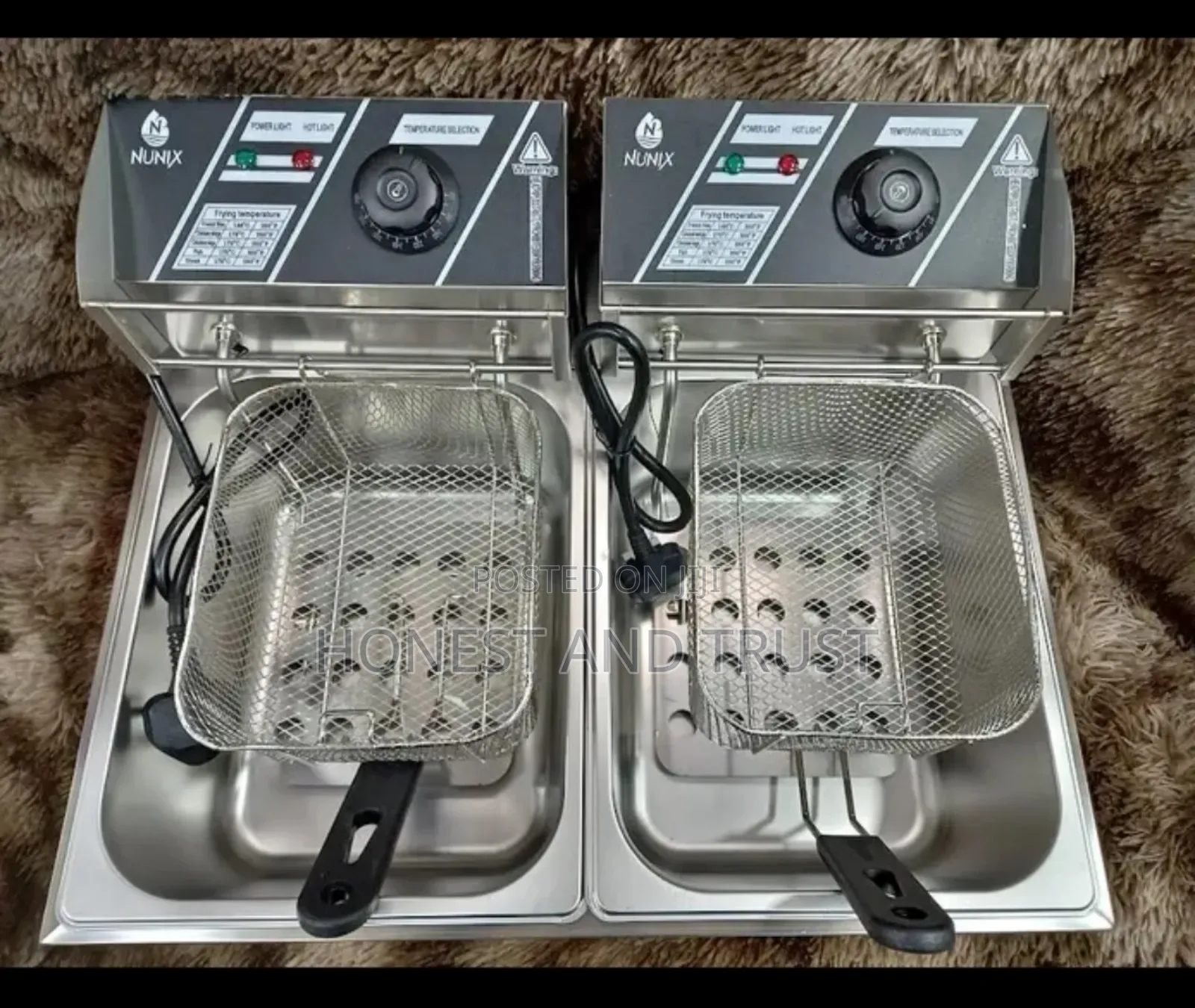 Nunix Electric Double Frier