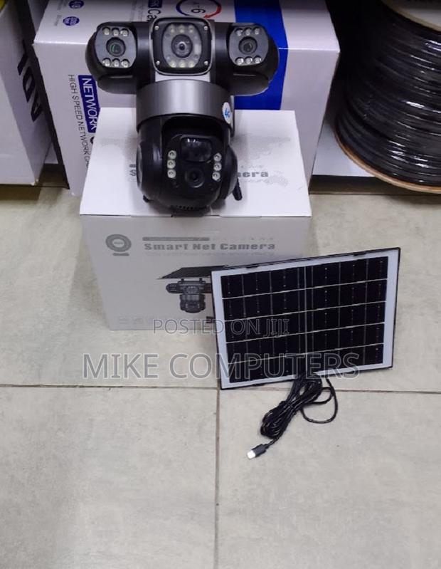 V380 4g/Wifi Triple Lens Solar CCTV - main view